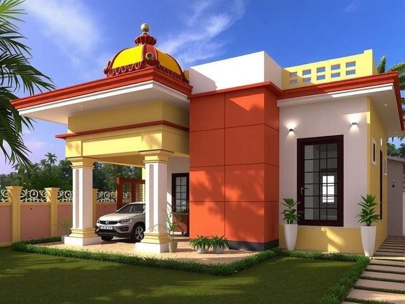 Dream Home Designer Bengali style home with terracotta elements and artistic decor